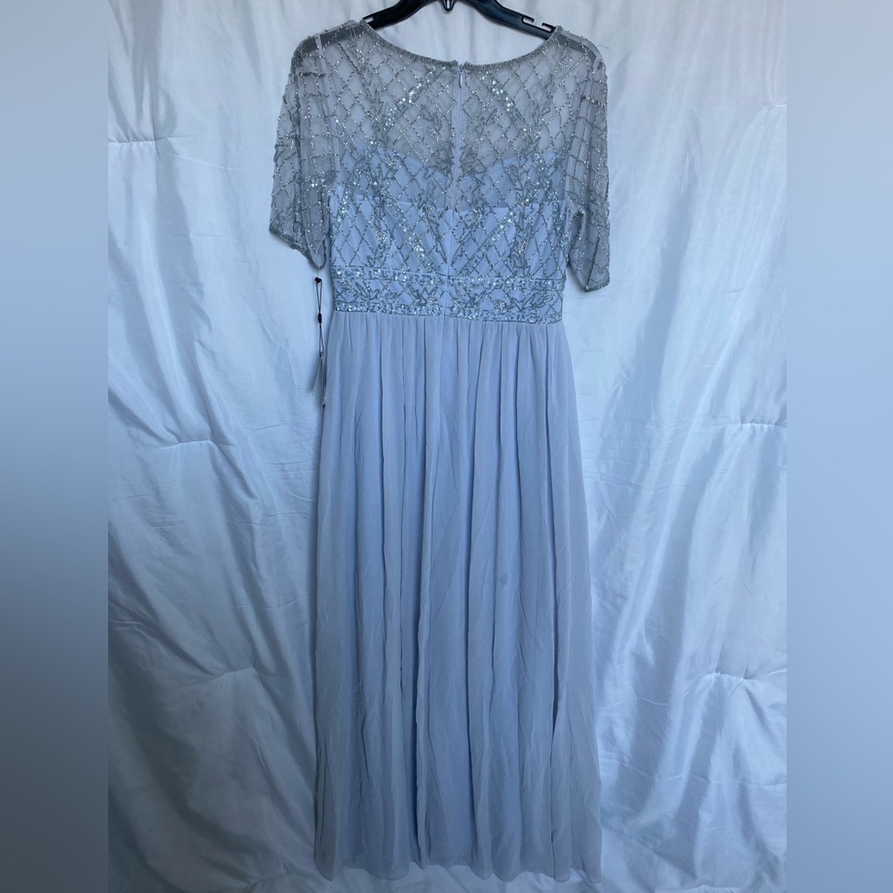 NWT Adrianna Papell Beaded Gown Size 8 - Picture 2 of 12